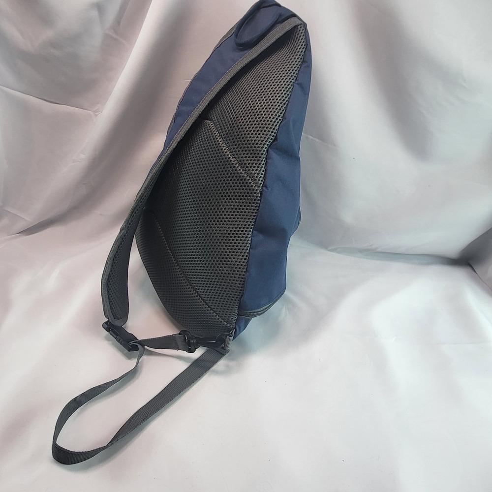Disney Cruise Line Castaway Club Sling Backpack Blue Gray Shoulder Crossbody Bag - Picture 4 of 14